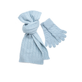 100% Cashmere Cable Knit Scarf