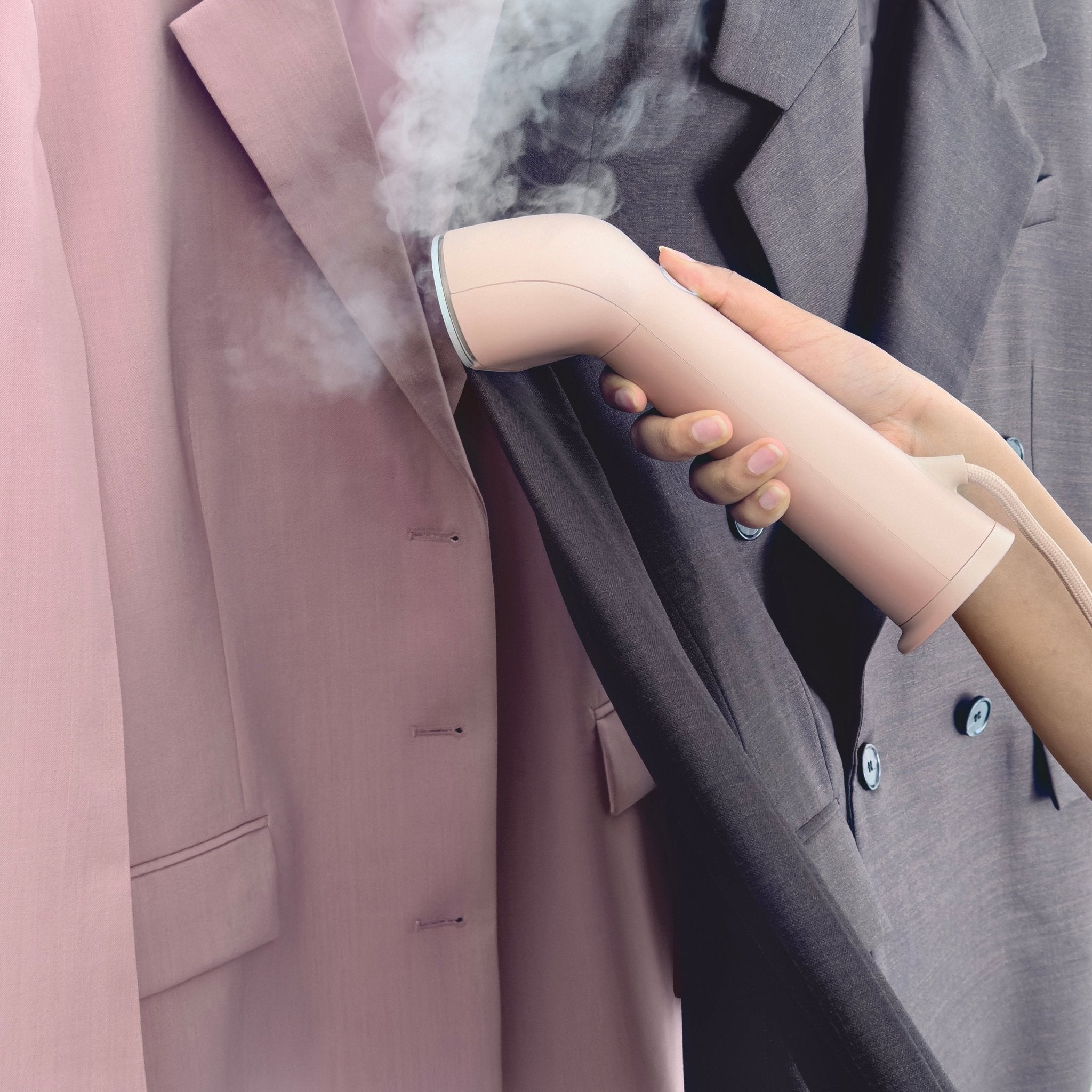 Handheld Clothes Steamer | Cirrus 3 by Steamery - Rose - Cashmere Circle