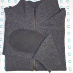 Elbow Patch Repair - Suede (Charcoal) - Cashmere Circle