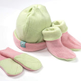 Recycled Baby Sets - Green/Pink - Cashmere Circle