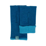 Recycled Cashmere Gloves | Ladies - Sea Blue - Cashmere Circle