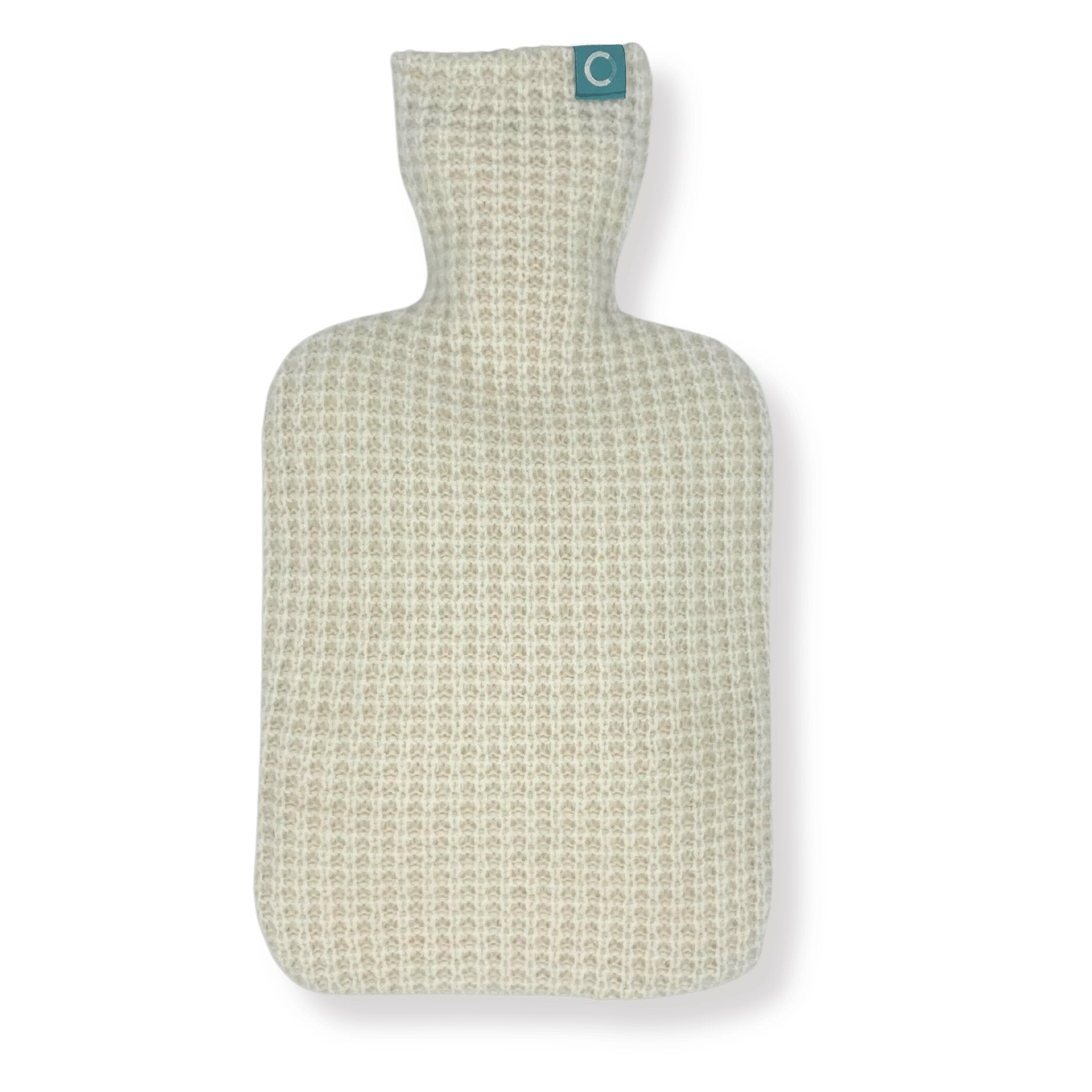 Recycled Cashmere Hot-water Bottle Cover - Cream - Cashmere Circle