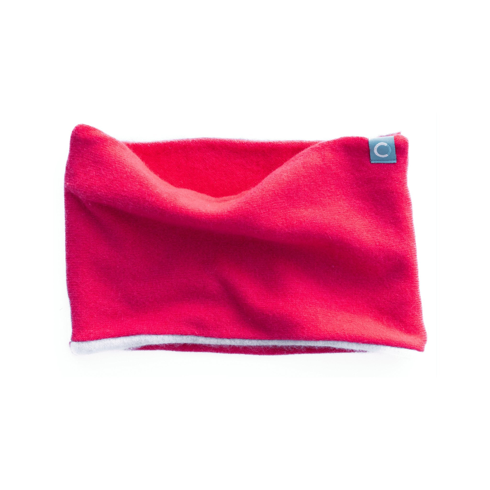 Recycled Neckwarmers | Large - Pinks & Sparkle - Cashmere Circle