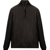 Mens Zip Neck Cashmere Sweater