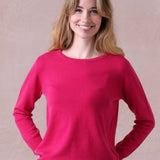 Relaxed Round Neck Cashmere Sweater - Izzy