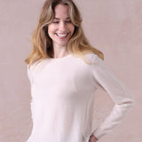 Relaxed Round Neck Cashmere Sweater - Izzy