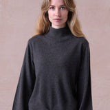 Cashmere Ballon Sleeve Sweater - Lyra