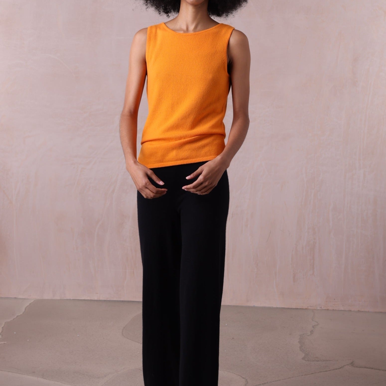 Sleeveless Cashmere Vest - Mia