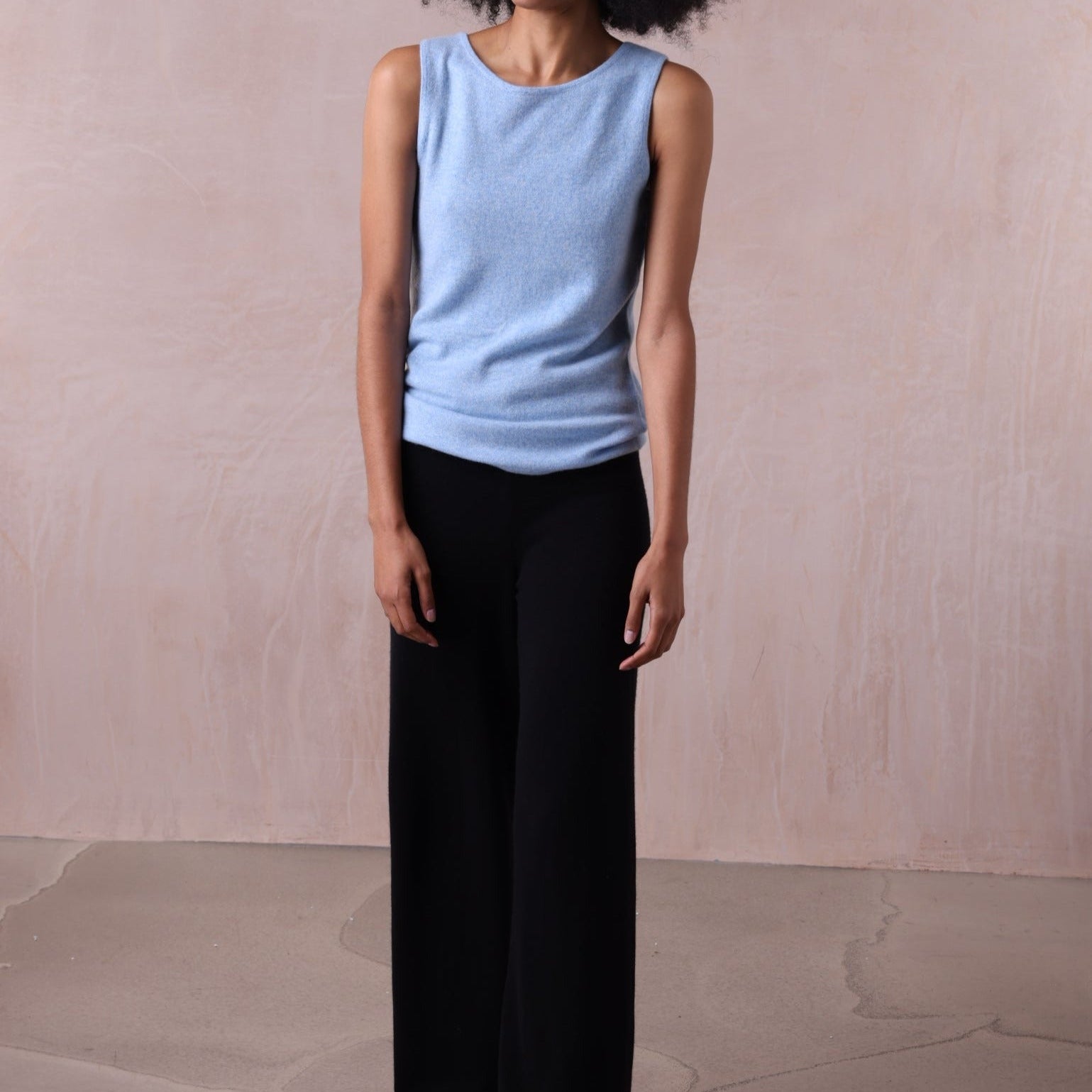 Sleeveless Cashmere Vest - Mia