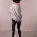 Cashmere Rib Cape Top - Belinda