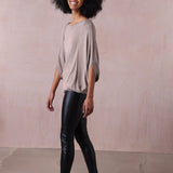 Cashmere Silk Poncho Top - Paloma
