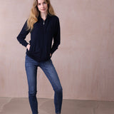 Cashmere Zip Hoodie - Eva