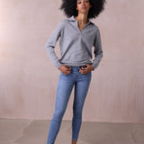 Cashmere Collar Sweater - Jane