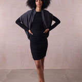 Satin Cashmere Shrug - Lara