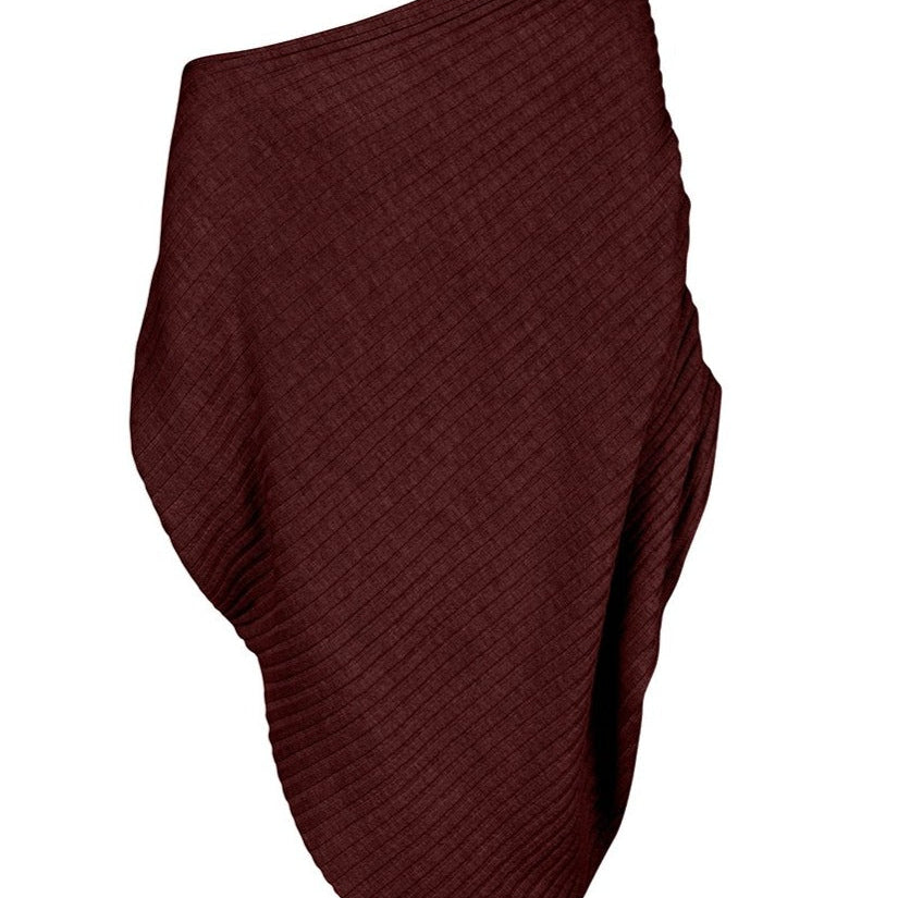 Cashmere Rib Cape Top - Belinda