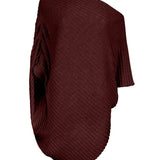 Cashmere Rib Cape Top - Belinda