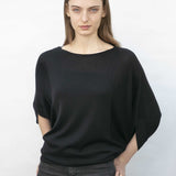 Cashmere Silk Poncho Top - Paloma