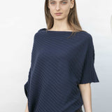 Cashmere Rib Cape Top - Belinda