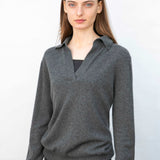 Cashmere Collar Sweater - Jane