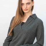 Cashmere Collar Sweater - Jane