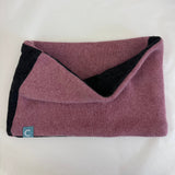 Pink & Black Cashmere Neckwarmer