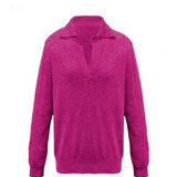 Cashmere Collar Sweater - Jane