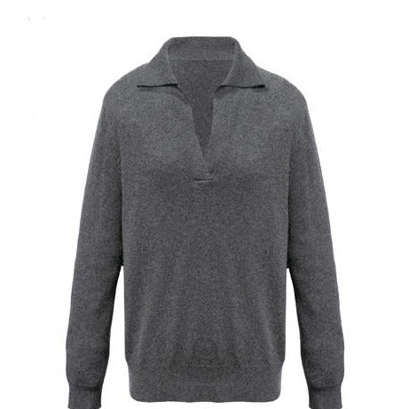 Cashmere Collar Sweater - Jane