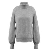 Cashmere Ballon Sleeve Sweater - Lyra