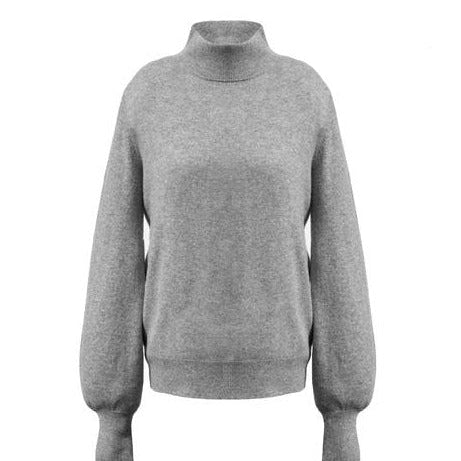 Cashmere Ballon Sleeve Sweater - Lyra