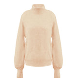Cashmere Ballon Sleeve Sweater - Lyra