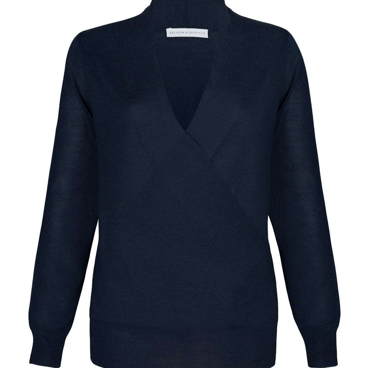 Crossover Cashmere Silk Sweater - Pippa