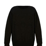 Relaxed Round Neck Cashmere Sweater - Izzy
