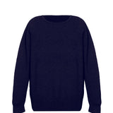 Relaxed Round Neck Cashmere Sweater - Izzy