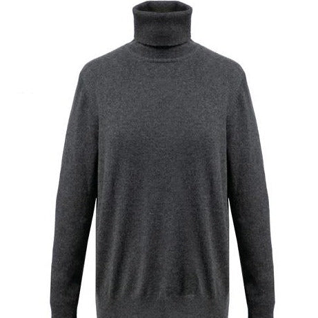 Relaxed Polo Neck Cashmere Sweater - Sophie