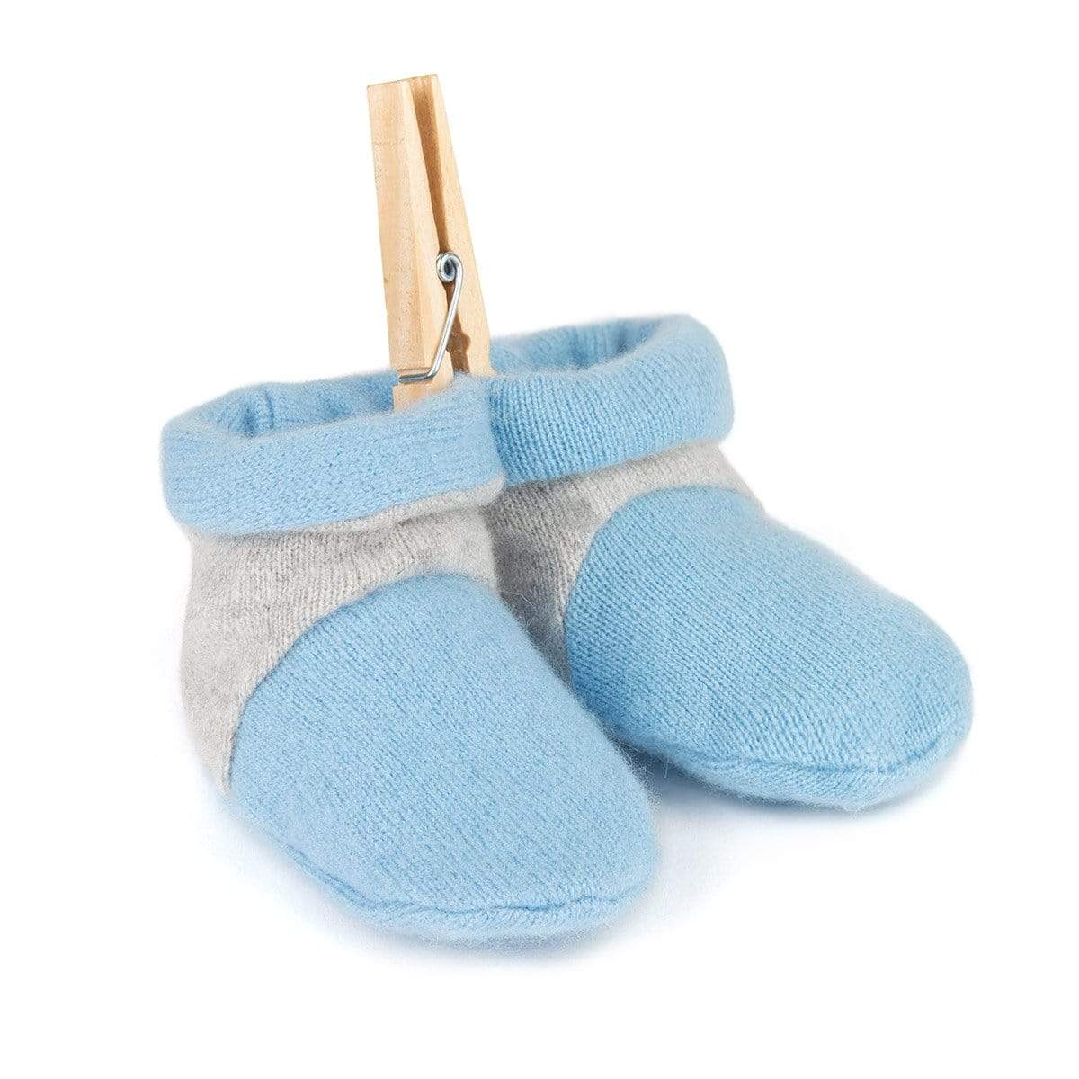 Recycled Baby Booties - Cashmere Circle