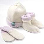 Recycled Baby Sets - Lilac/Cream - Cashmere Circle
