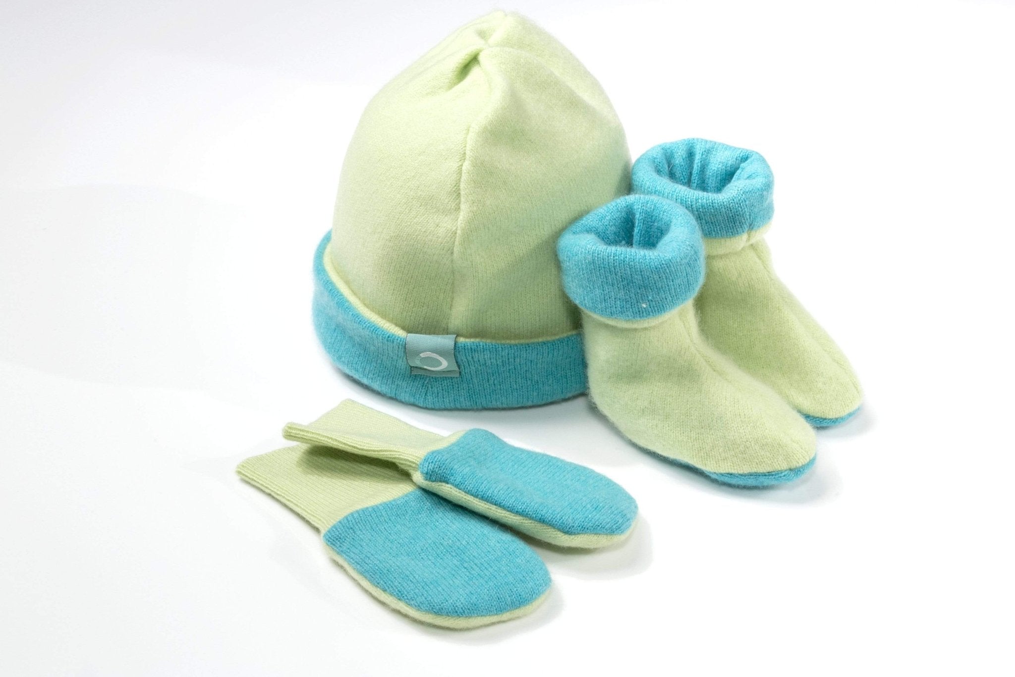 Recycled Baby Sets - Lime Green - Cashmere Circle