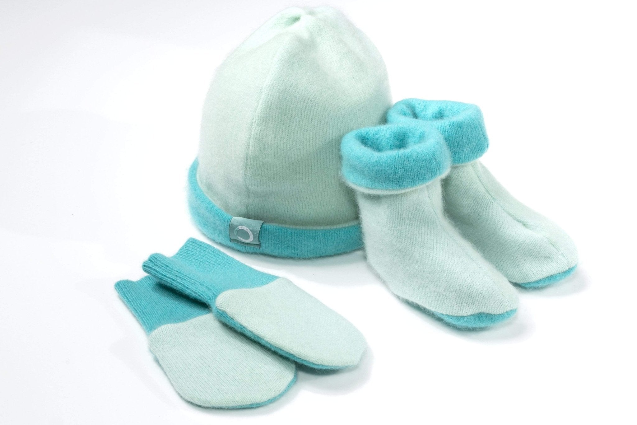 Recycled Baby Sets - Lime Green - Cashmere Circle