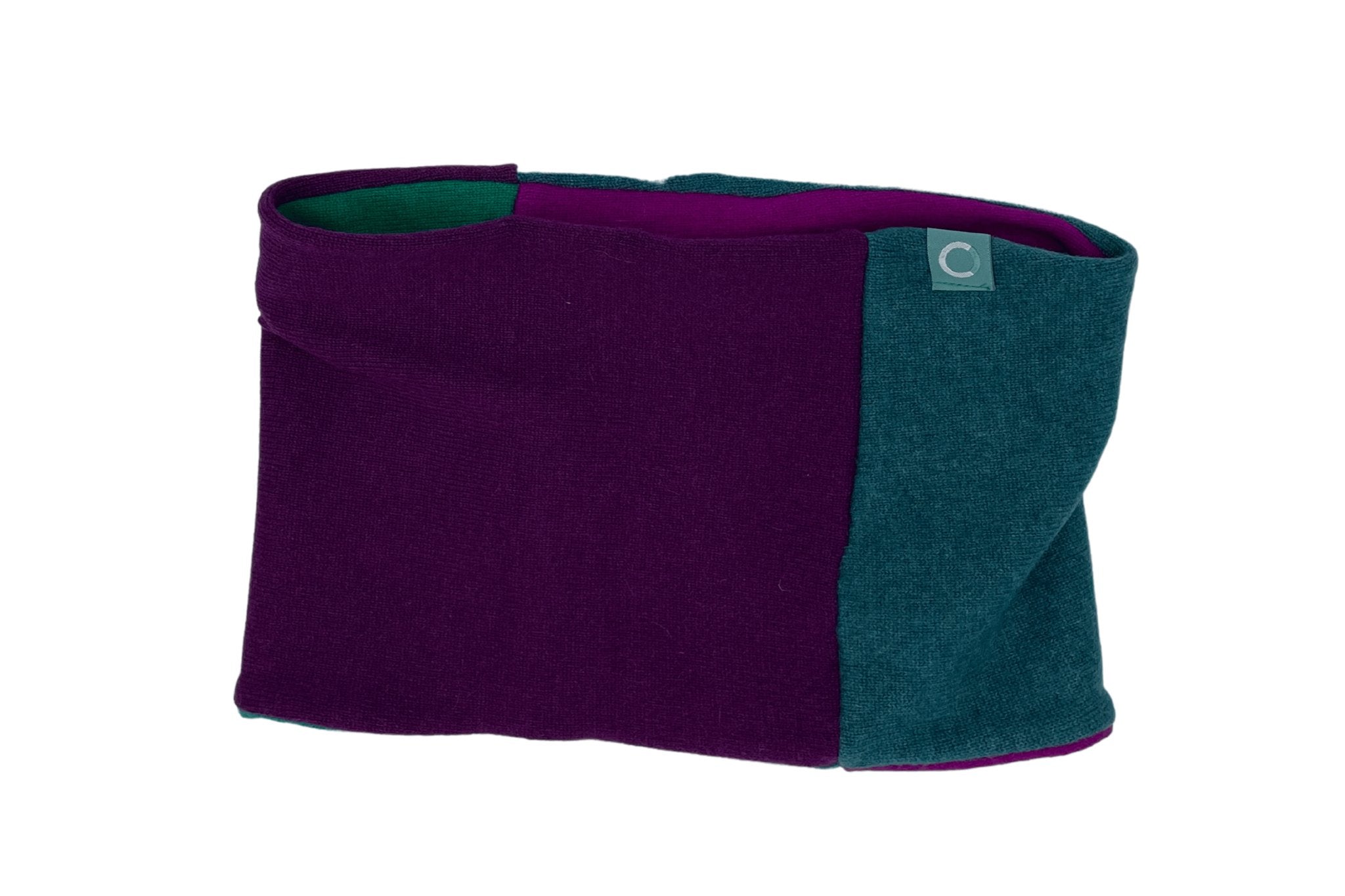 Recycled Neckwarmers - Cashmere Circle