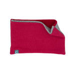 Recycled Neckwarmers | Regular - Pink & Grey & Red - Cashmere Circle