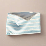 Recycled Neckwarmers | Regular - Light Blue & Cream - Cashmere Circle